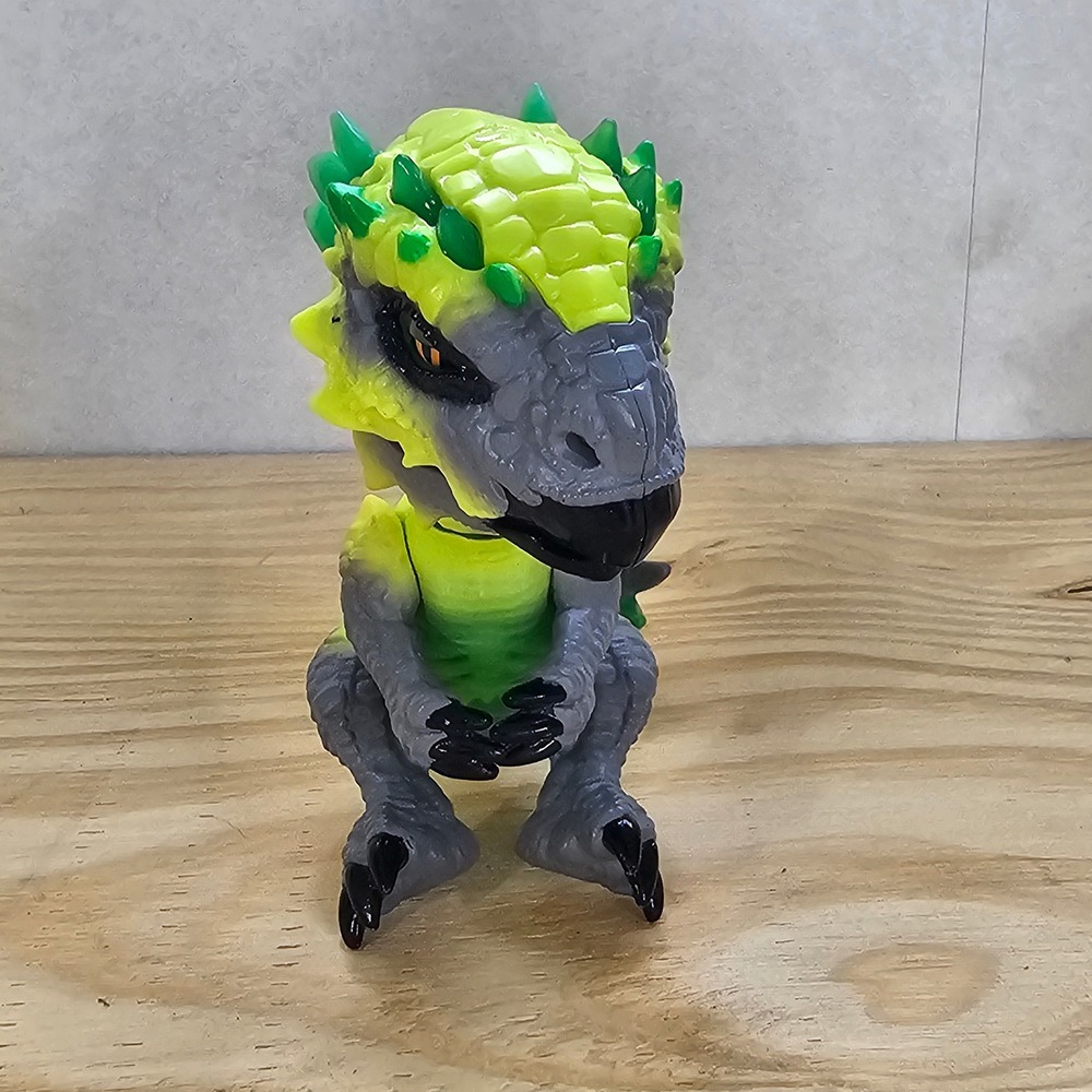 WowWee Untamed T-Rex Interactive Dinosaur Figure Green Grey 3979 21319EL